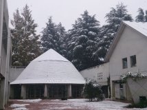 サレジオ雪景色