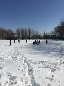 中学生も雪が好きです！