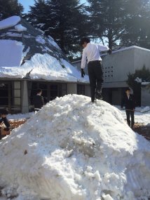 中学生も雪が好きです！