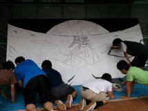 体育祭準備