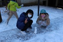 久しぶりの雪でした