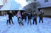久しぶりの雪でした
